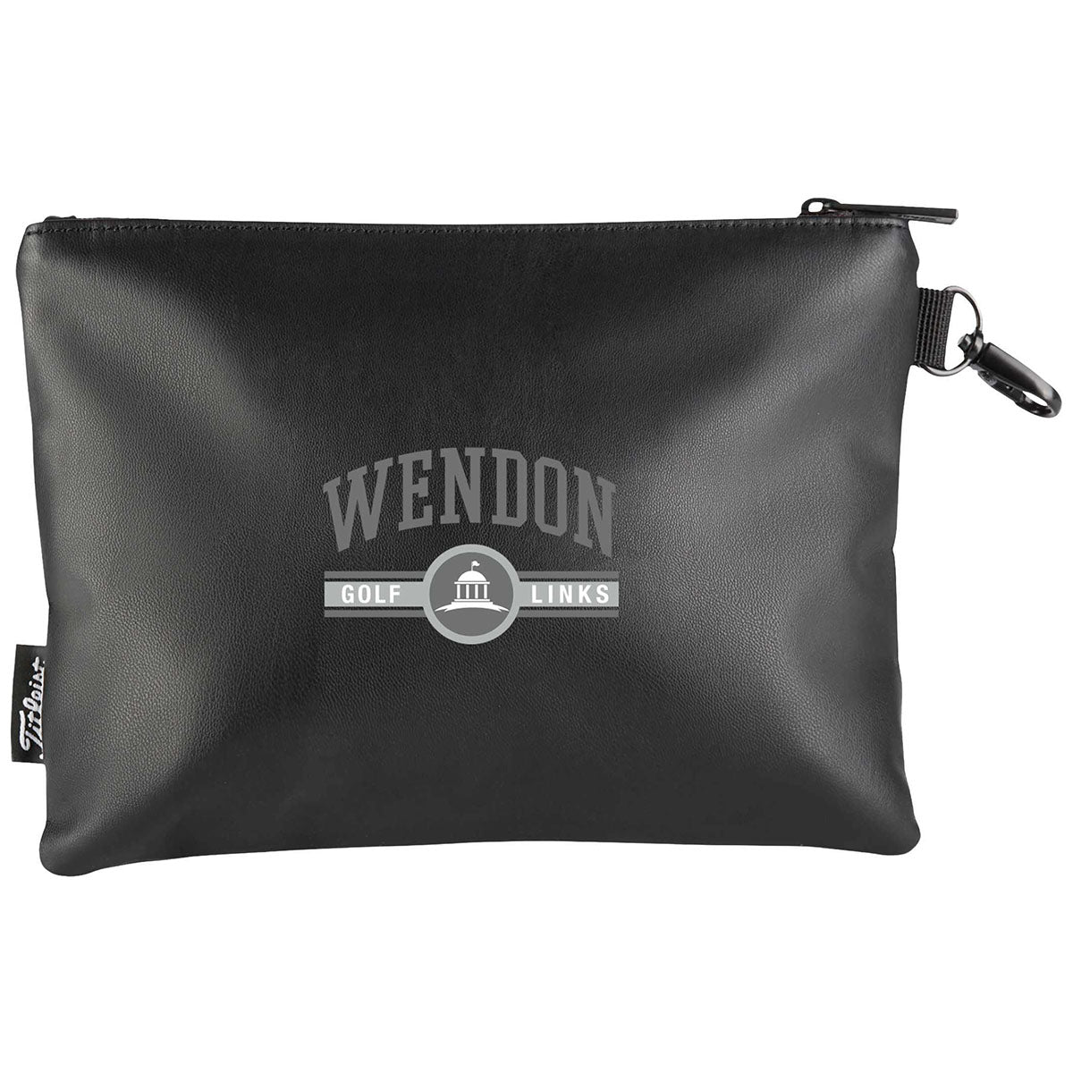 Titleist Black Zippered Pouch