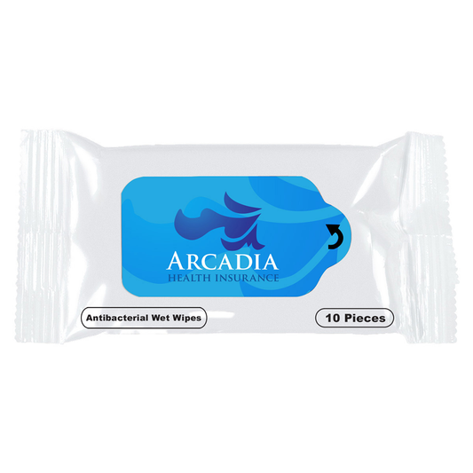 Hit White Antibacterial Wet Wipe Packet
