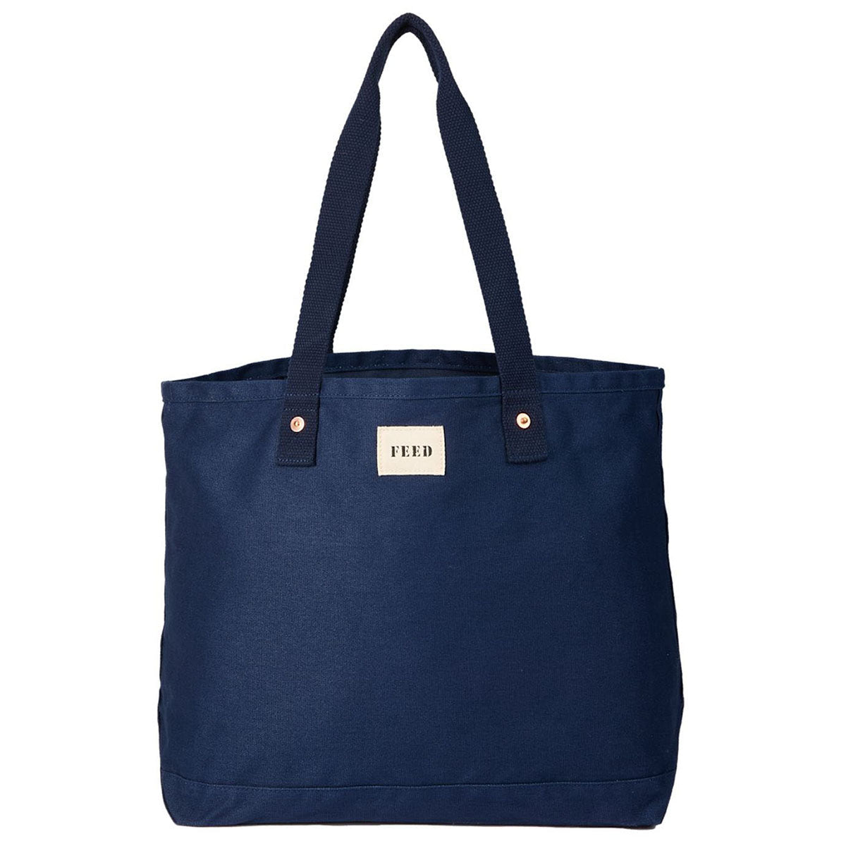 FEED Navy Organic Cotton Weekend Tote