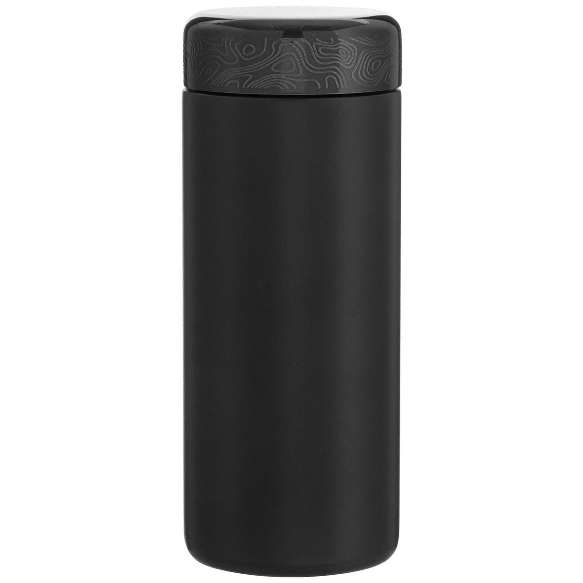 H2Go Matte Black Aerial 16.9oz Recycled Stainless Steel Tumbler