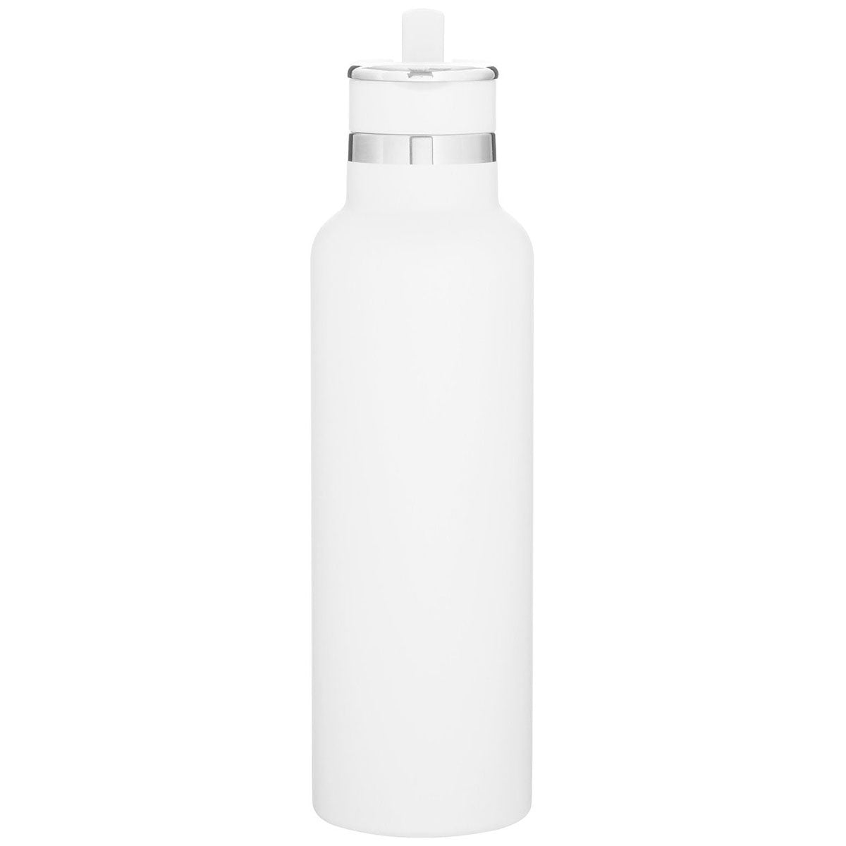 H2Go Matte White Juno 20oz Stainless Steel Bottle
