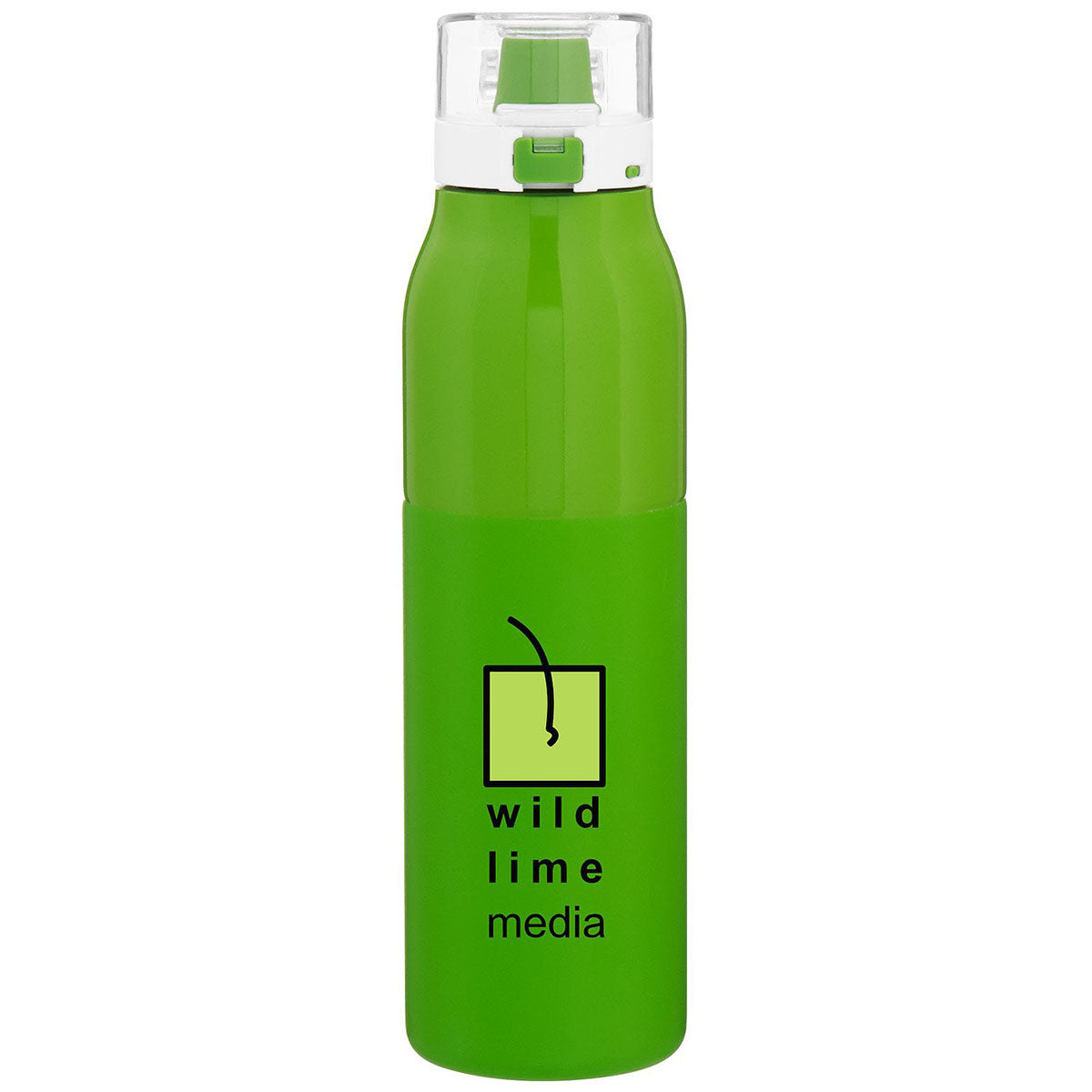 H2Go Matte Lime Vigor 25oz Stainless Steel Bottle