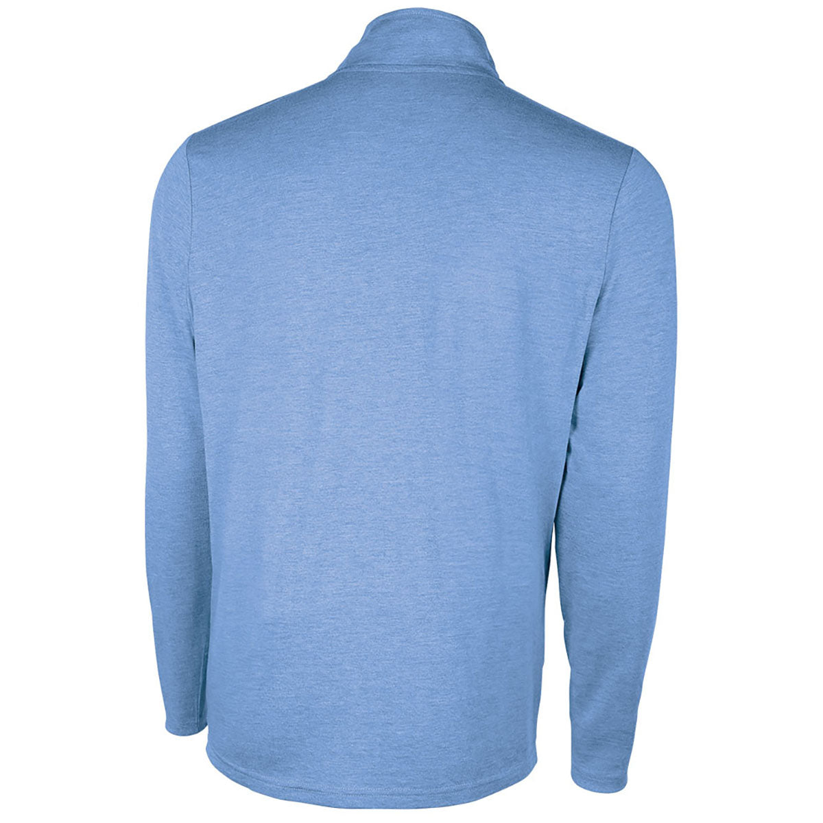 Charles River Men's Light Blue Heather Vista Tri-Blend Quarter Zip