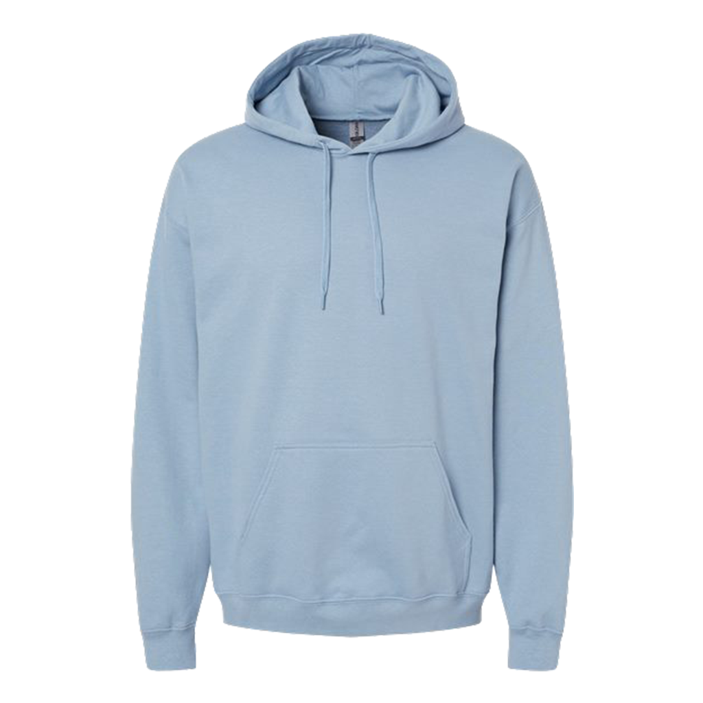 Gildan Men's Stone Blue Softstyle Pullover Hooded Sweatshirt