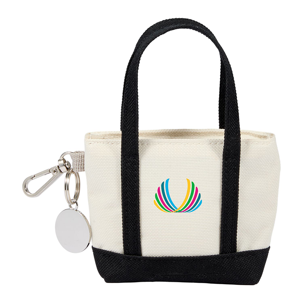 Leed's Black Mini Tote Bag Charm