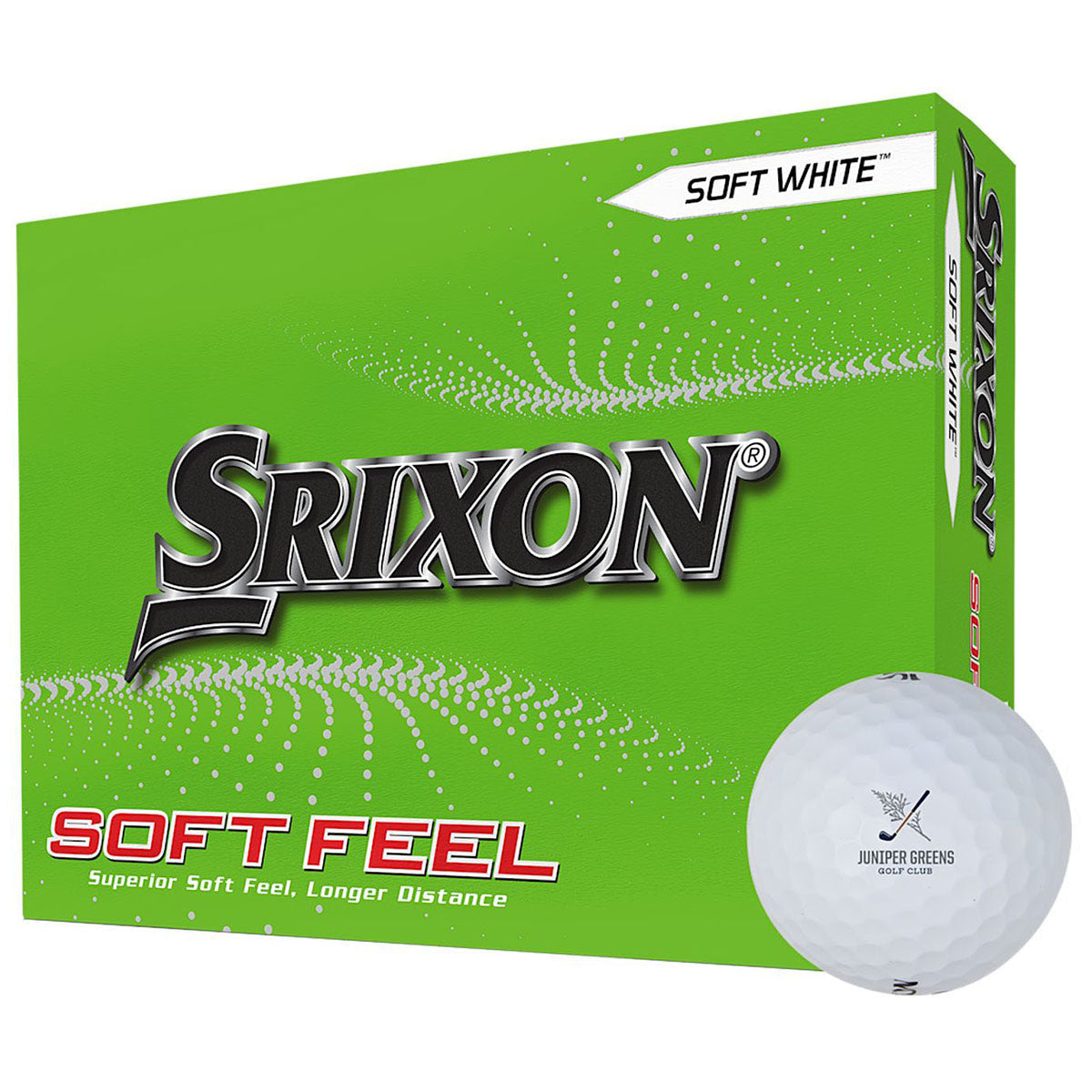 Srixon White Soft Feel Golf Balls - 12 Pack