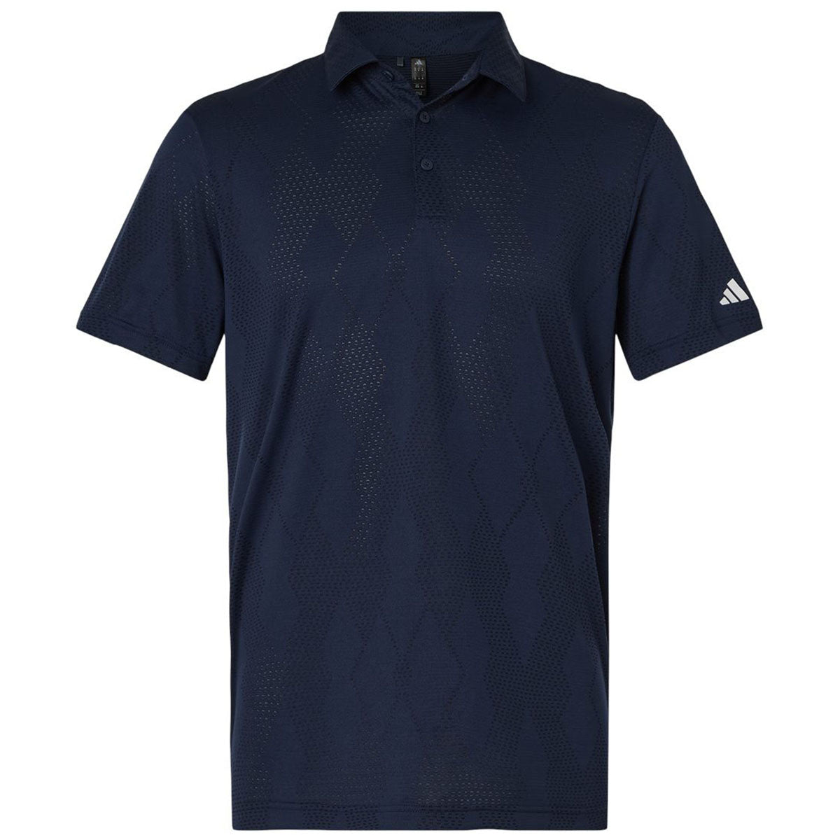 Adidas Men's Collegiate Navy Ultimate Textured Polo