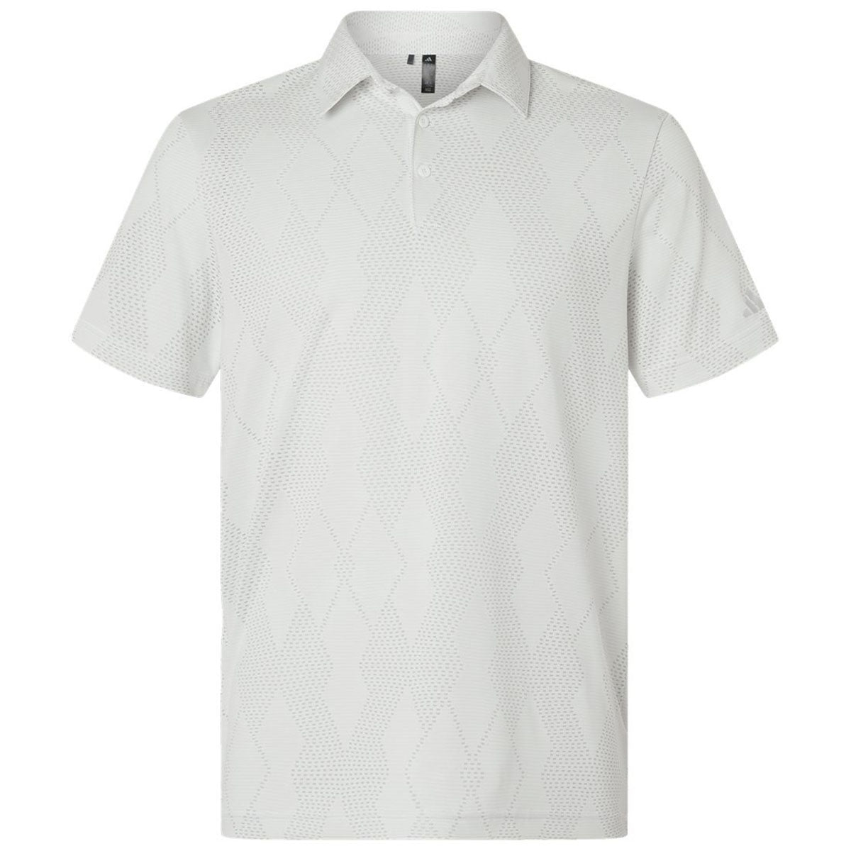 Adidas Men's White Ultimate Textured Polo