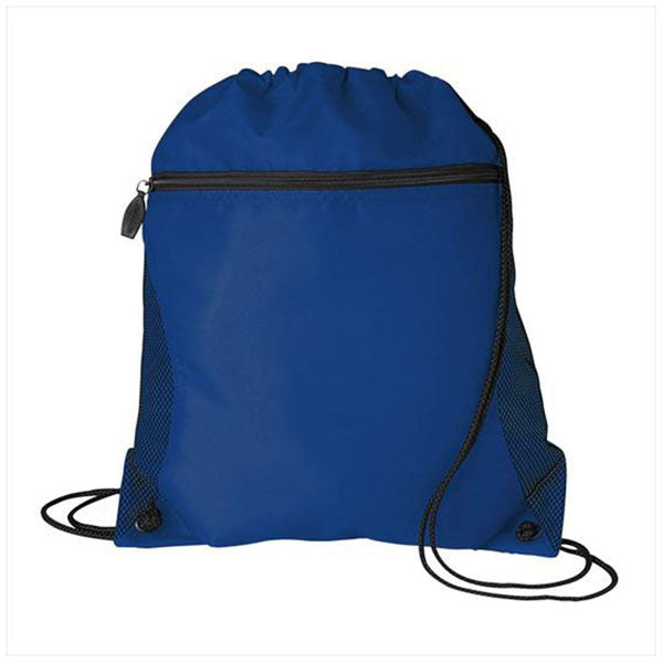 Good Value Blue Mesh Pocket Drawcord