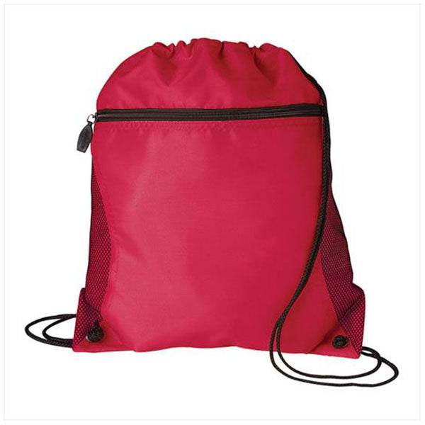 Good Value Red Mesh Pocket Drawcord