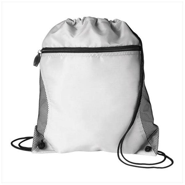 Good Value White Mesh Pocket Drawcord