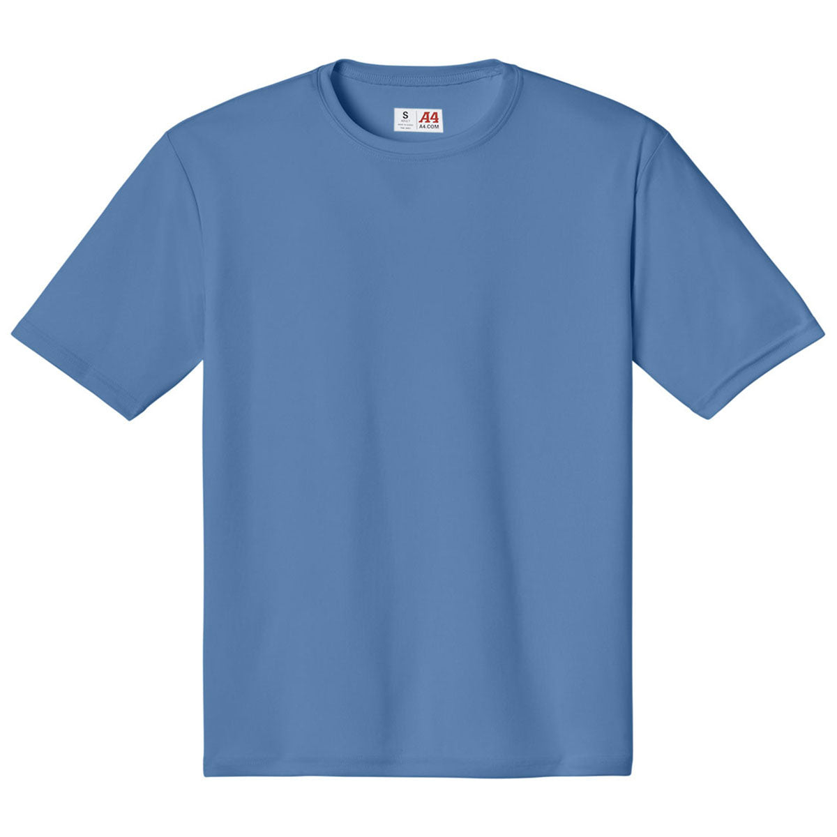 A4 Men's Light Blue Cooling Performance Short Sleeve Tee