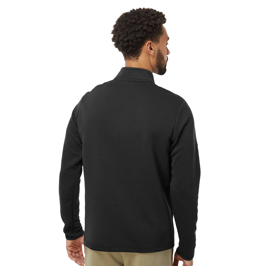 Adidas Men's Black Spacer Quarter-Zip Pullover