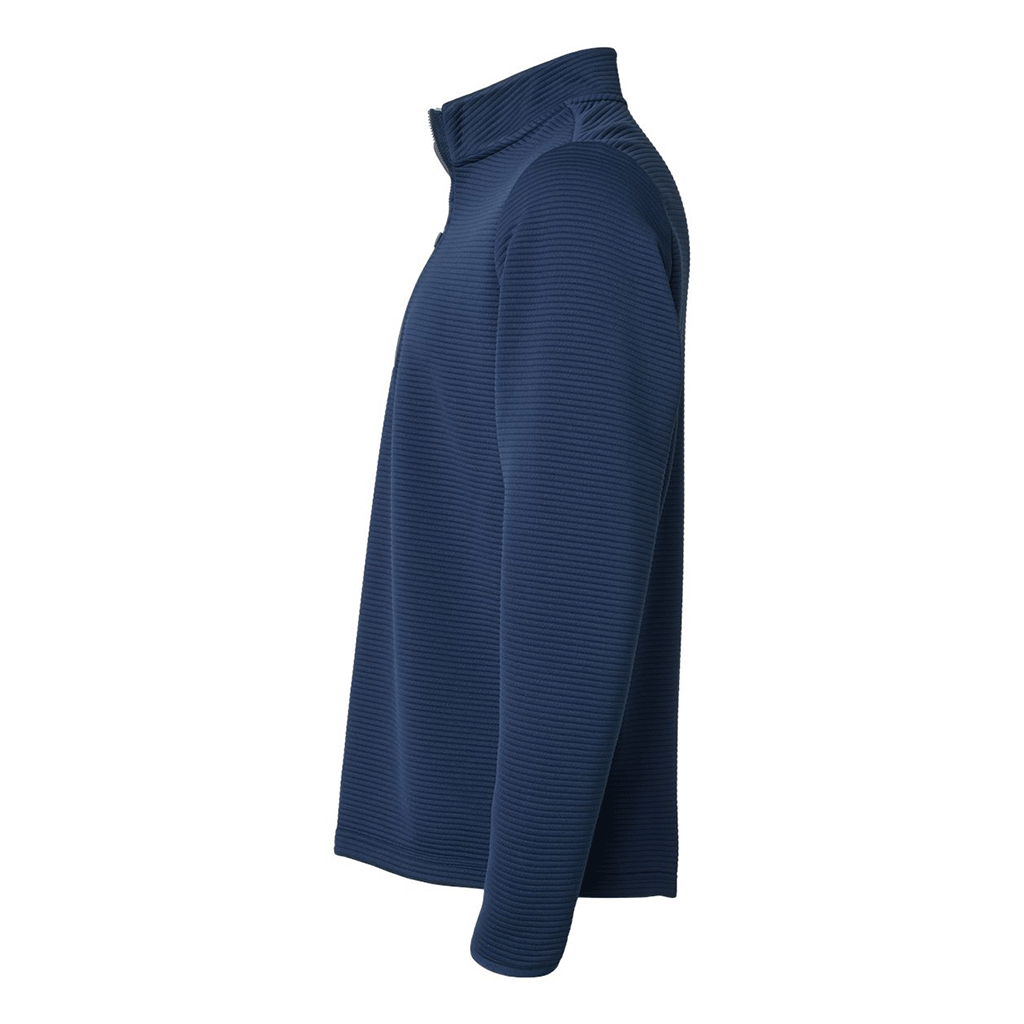 Adidas Men's Collegiate Navy Spacer Quarter-Zip Pullover