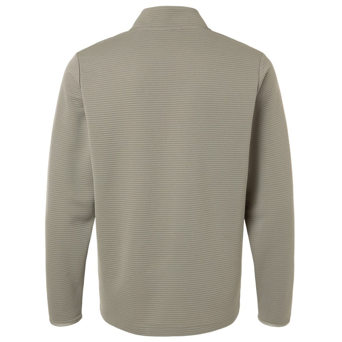 Adidas Men's Silver Pebble Spacer Quarter-Zip Pullover