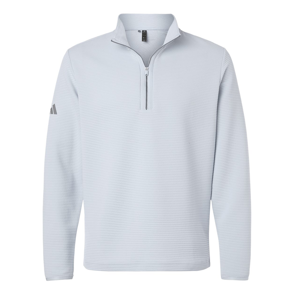 Adidas Men's Halo Blue Spacer Quarter-Zip Pullover