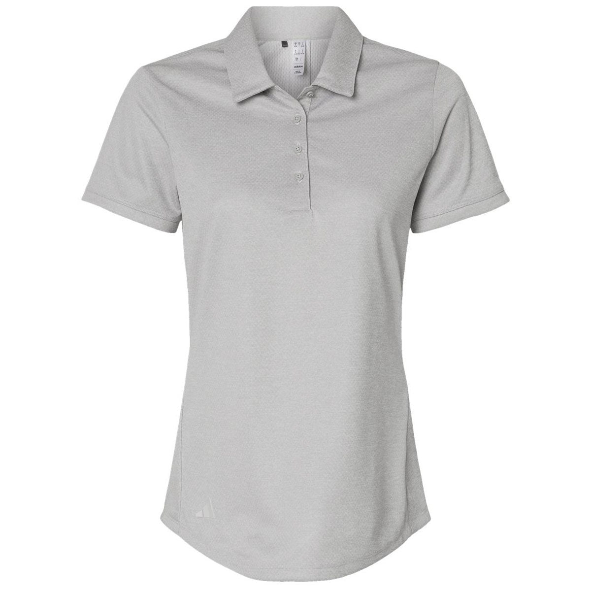 Adidas Women's Grey One Heather Space Dyed Polo