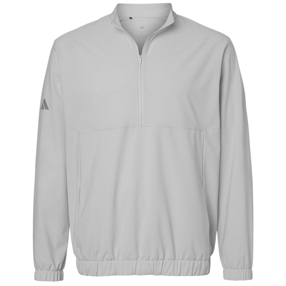 Adidas Men's Grey One Woven Half-Zip Pullover
