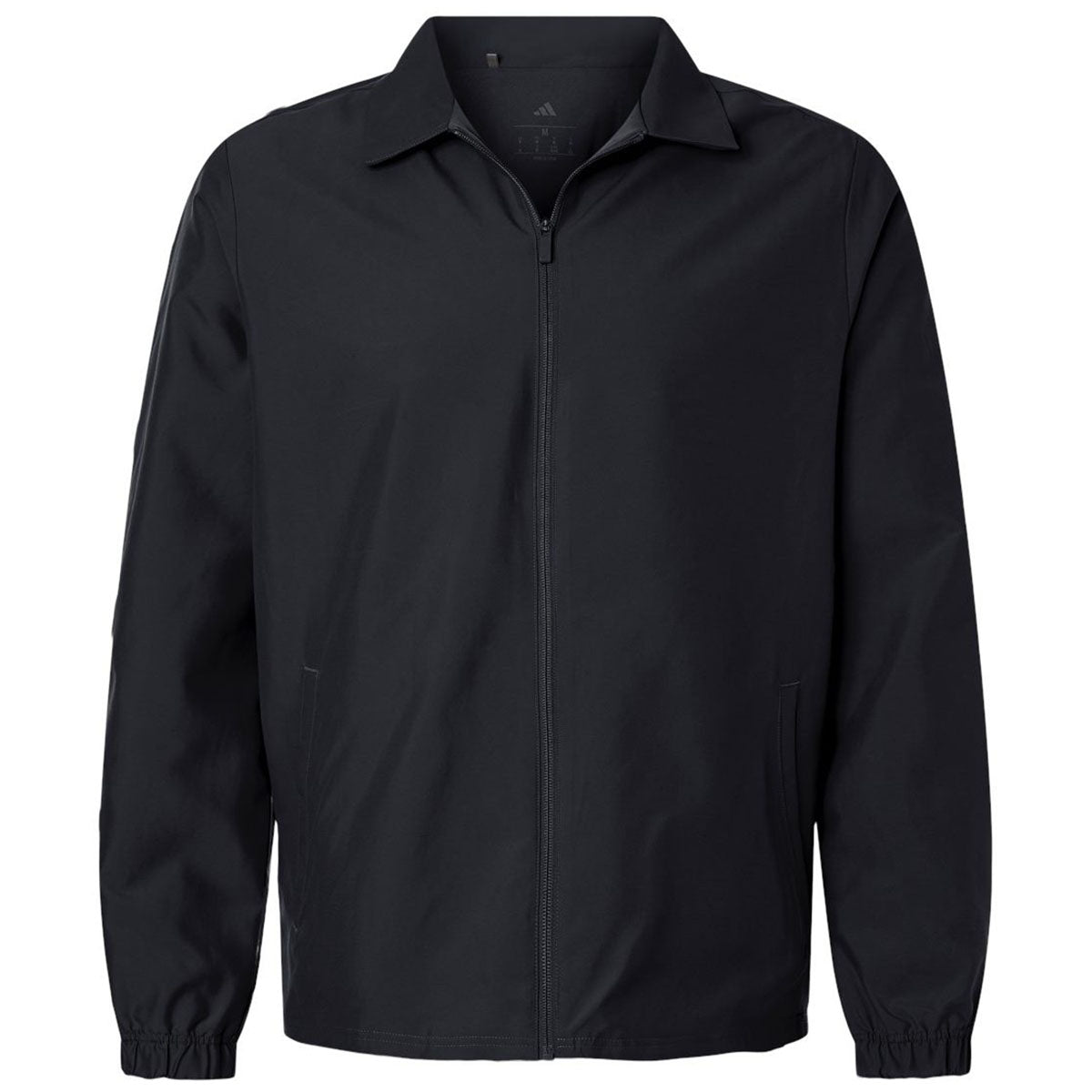 Adidas Men's Black Lifestyle Full-Zip Jacket