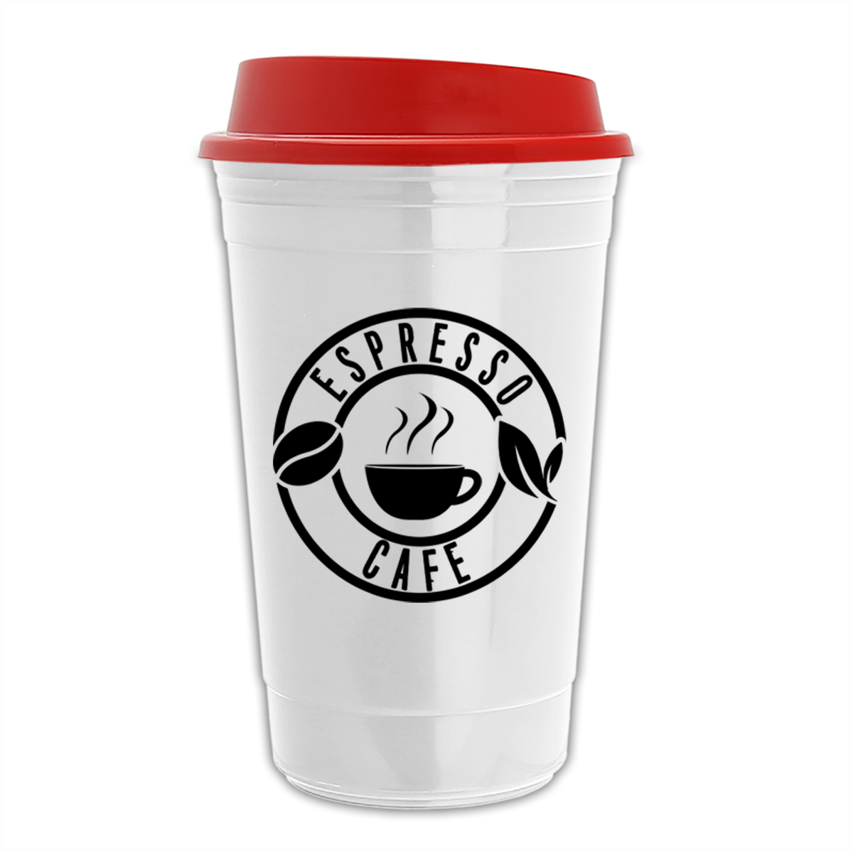 Garyline White Traveler Insulated Cup - 16 oz.