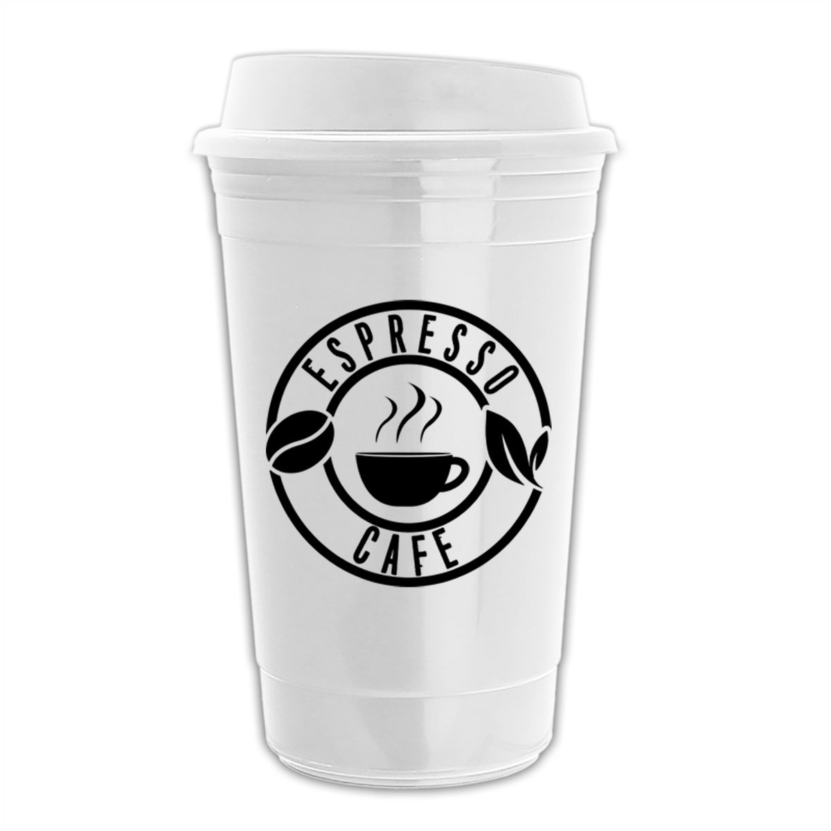 Garyline White Traveler Insulated Cup - 16 oz.
