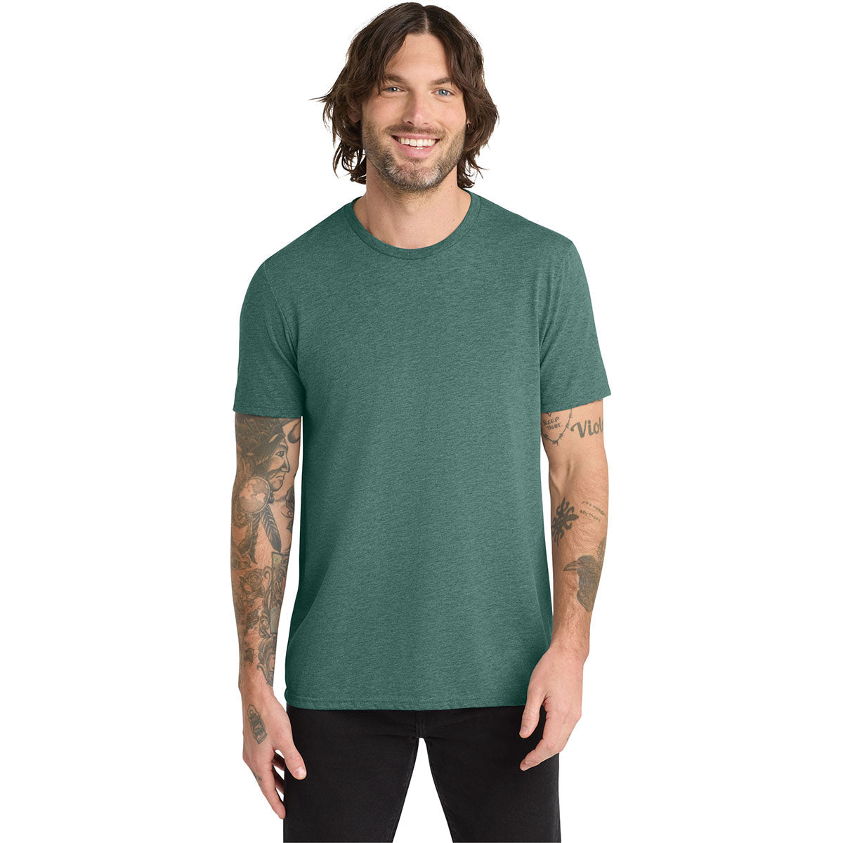 Allmade Unisex Deep Sea Green Tri-Blend Tee