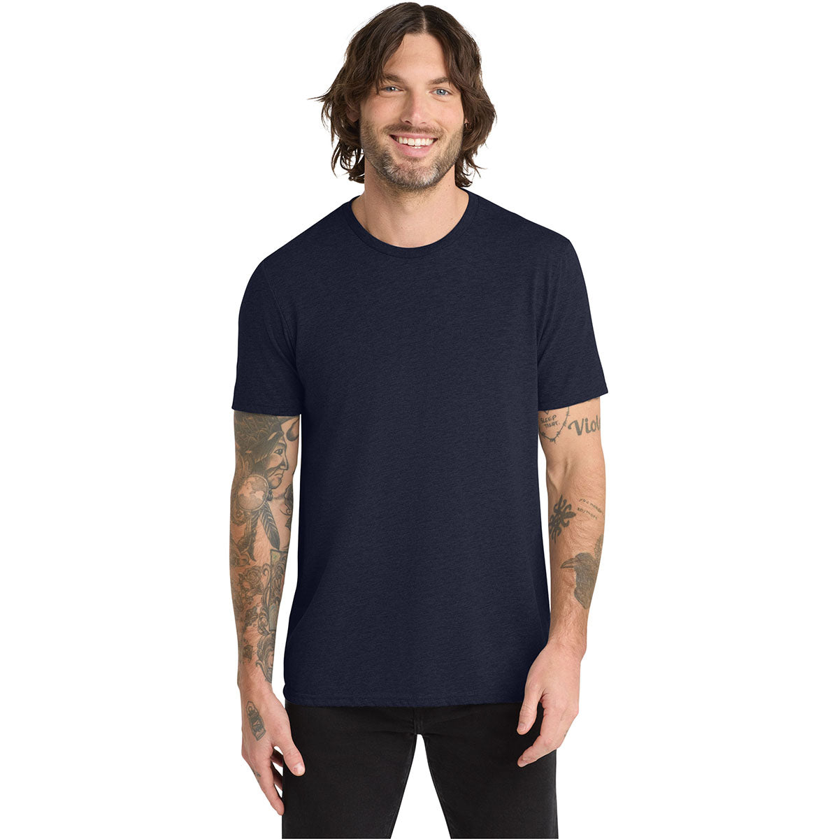 Allmade Unisex Night Sky Navy Tri-Blend Tee