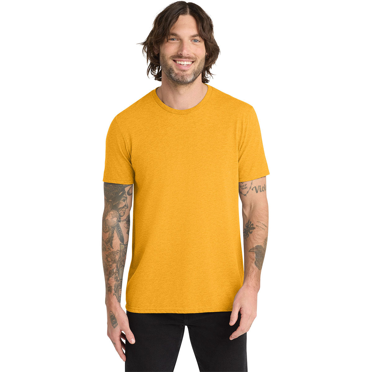 Allmade Unisex Orange You Fancy Tri-Blend Tee