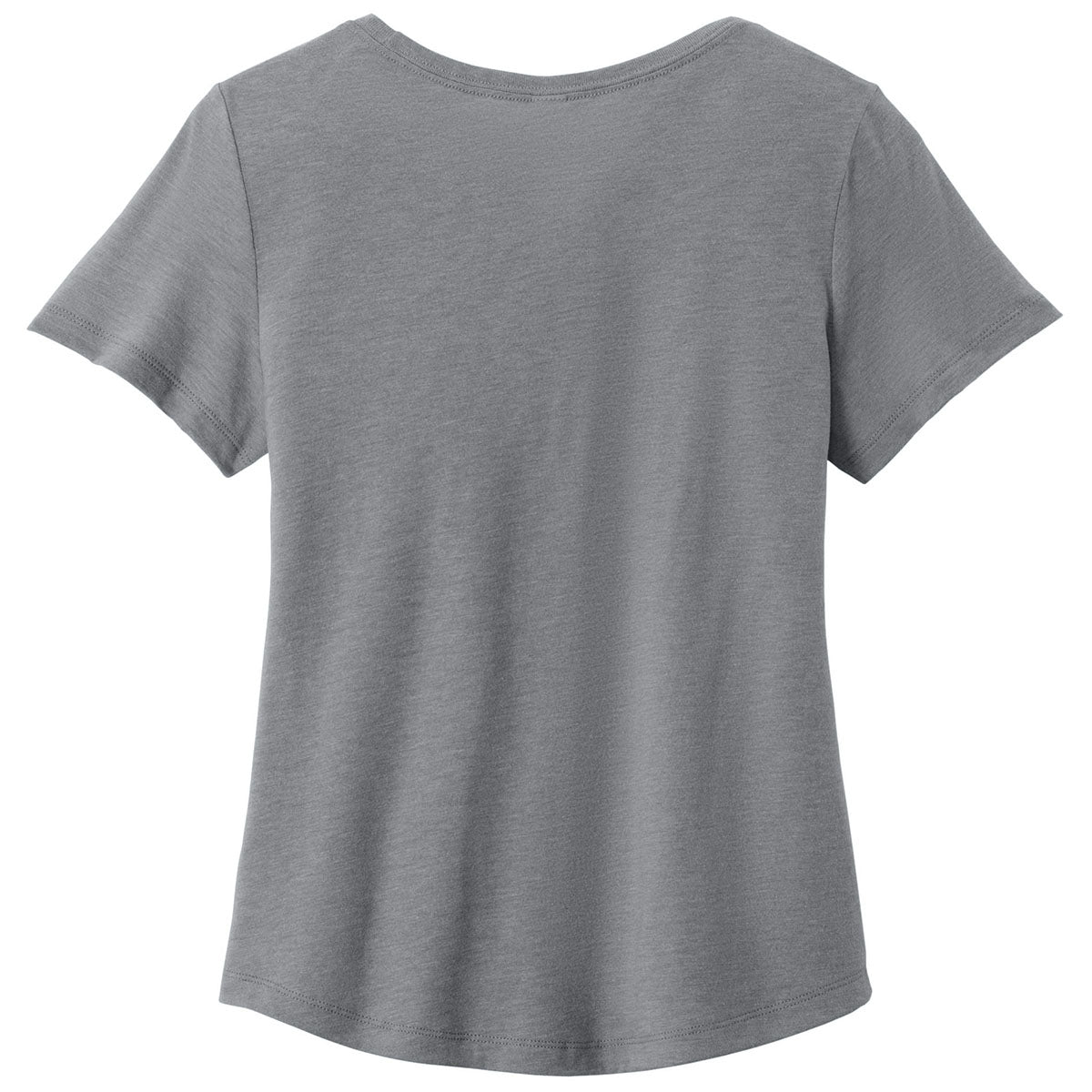 Allmade Women's Aluminum Grey Relaxed Tri-Blend Scoop Neck Tee
