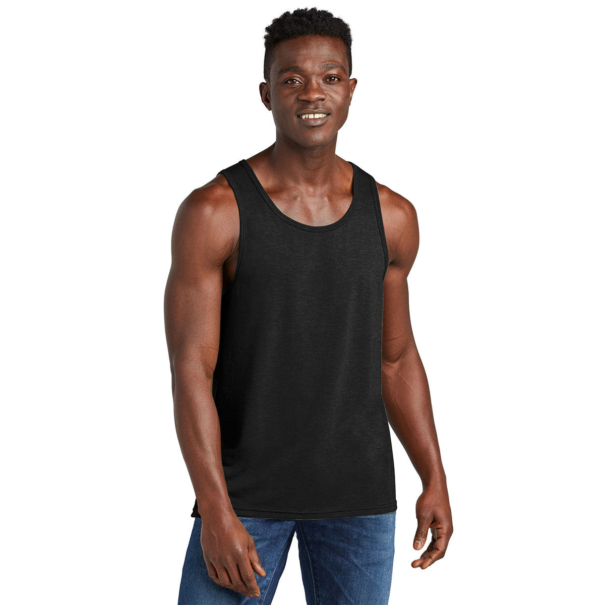 Allmade Unisex Deep Black Tri-Blend Tank
