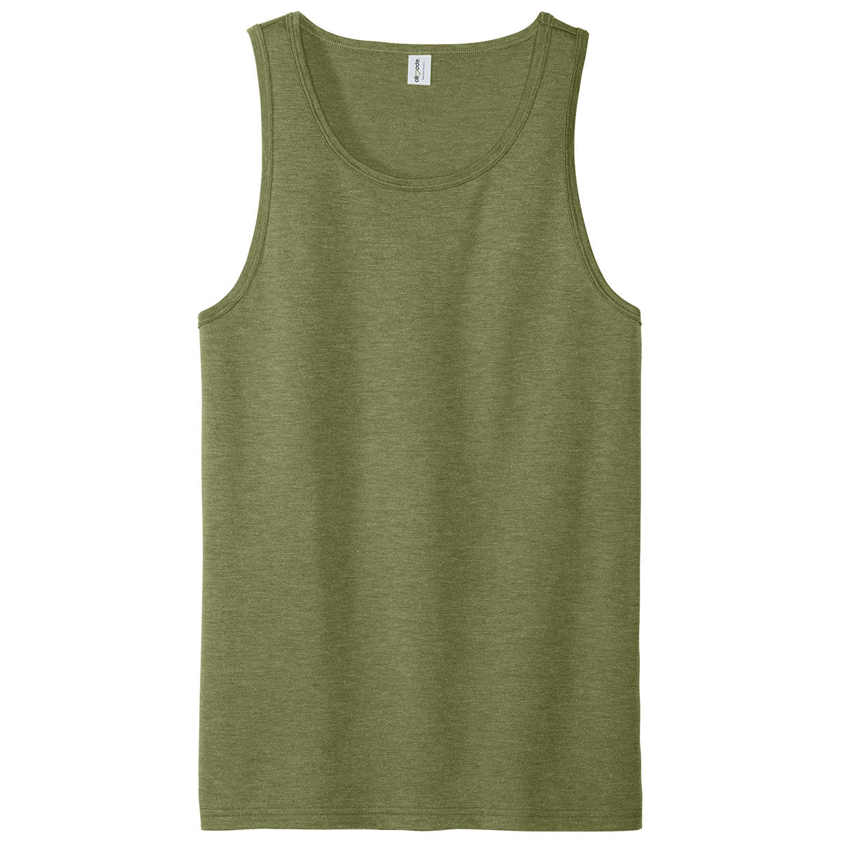 Allmade Unisex Olive You Green Tri-Blend Tank