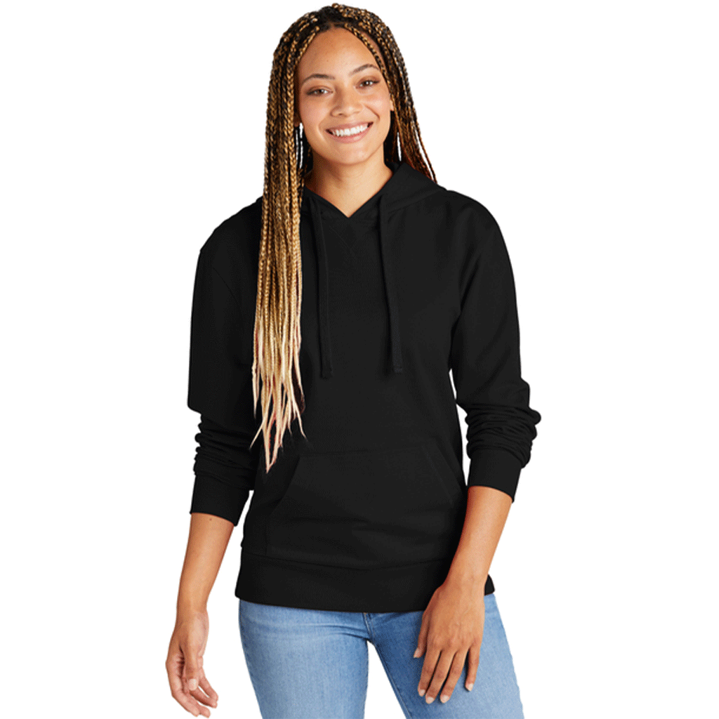 Allmade Unisex Deep Black Organic French Terry Pullover Hoodie