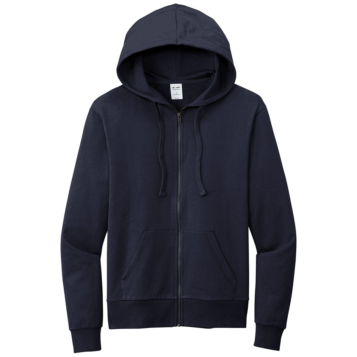 Allmade Unisex Night Sky Navy Organic French Terry Full-Zip Hoodie