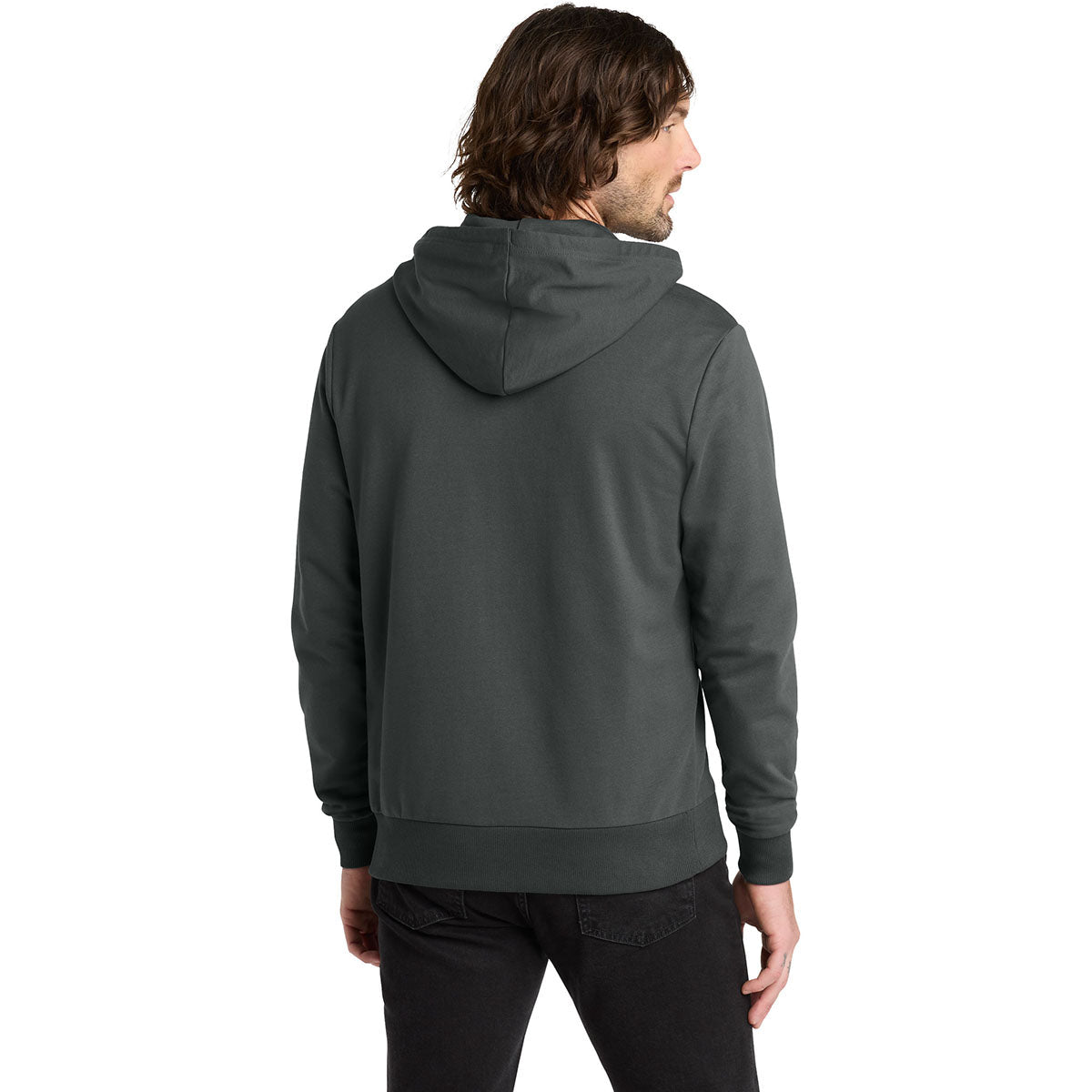 Allmade Unisex Terrain Grey Organic French Terry Full-Zip Hoodie