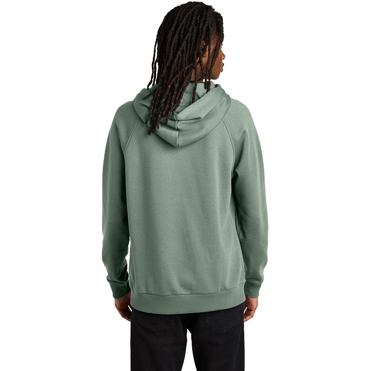 Allmade Unisex Matcha Green Organic CVC Fleece Pullover Hoodie