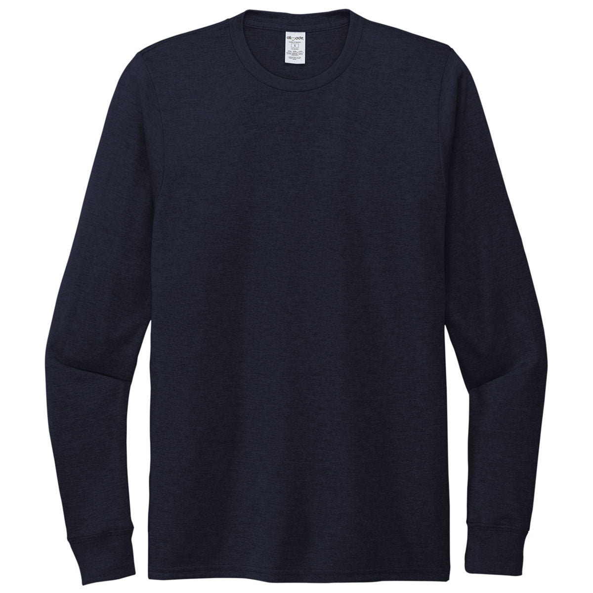 Allmade Unisex Night Sky Navy Tri-Blend Long Sleeve Tee