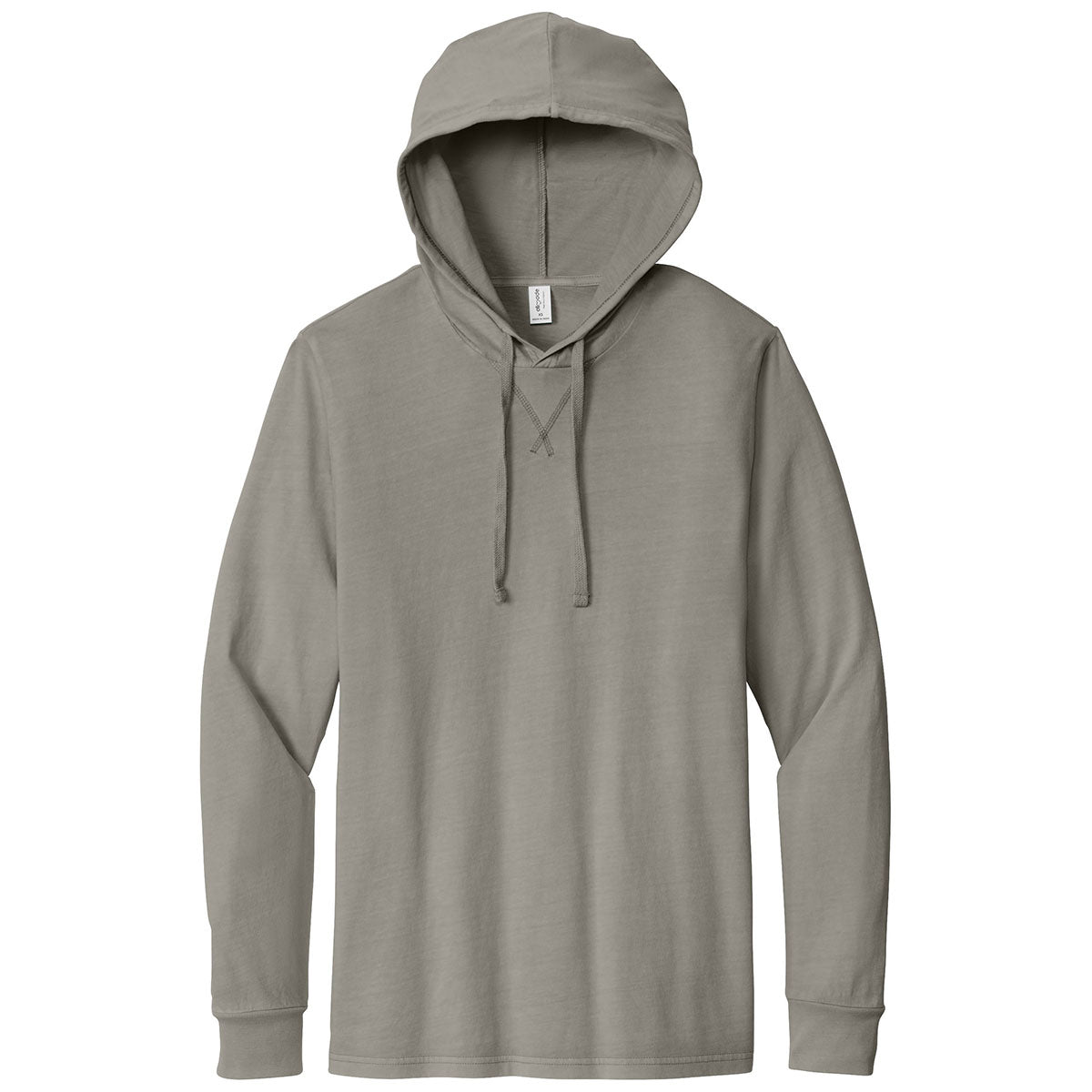 Allmade Unisex Driftwood Grey Mineral Dye Organic Cotton Hoodie Tee