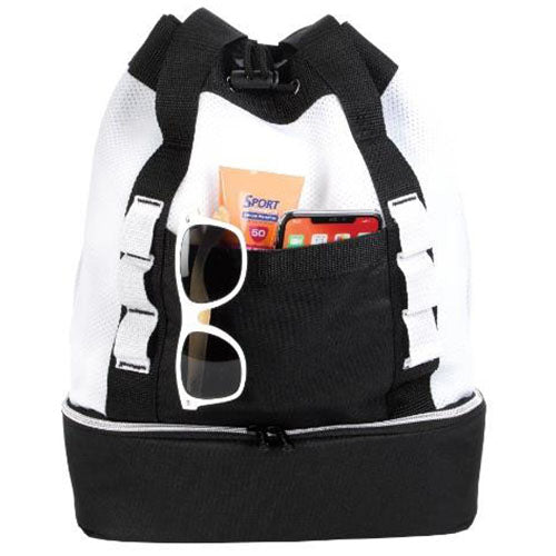 48-Hour Atchison White Brightwater Dual-Compartment Tote-Pack Cooler