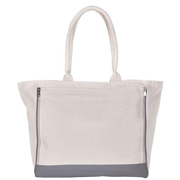 Atchison Grey Yoga Retreat Cotton Tote