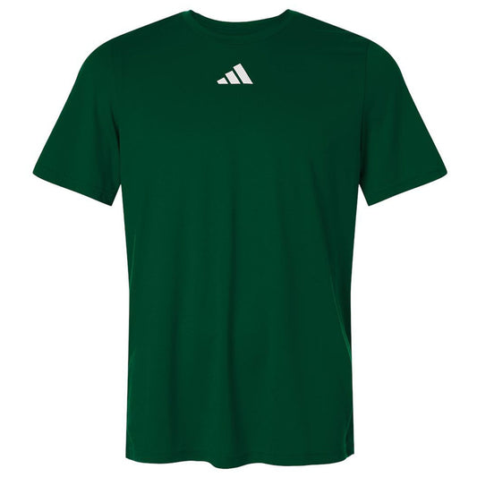 Adidas Men's Dark Green/White Pregame T-Shirt
