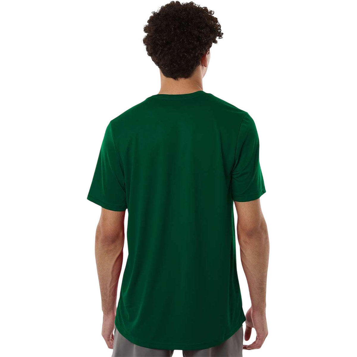 Adidas Men's Dark Green/White Pregame T-Shirt