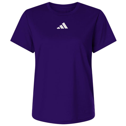 Adidas Women's Team Collegiate Purple/White Pregame T-Shirt