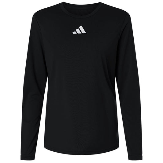 Adidas Women's Black/White Pregame Long Sleeve T-Shirt