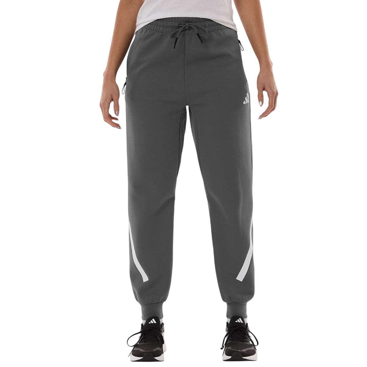 Adidas Women's Team Grey Four/White Z.N.E Joggers