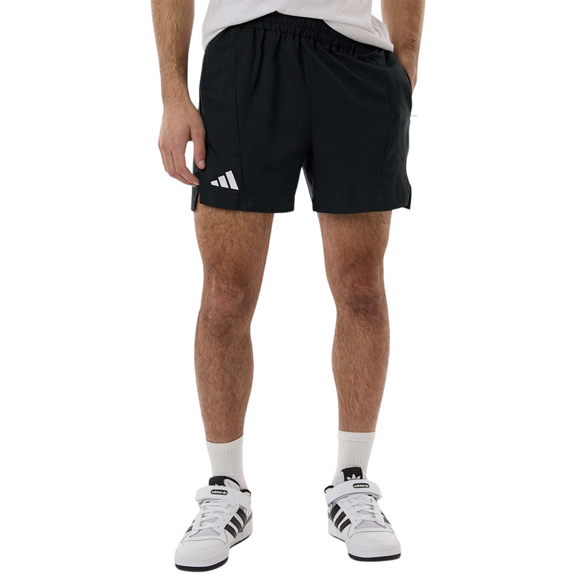 Adidas Men's Black/White D4T Woven 7" Shorts
