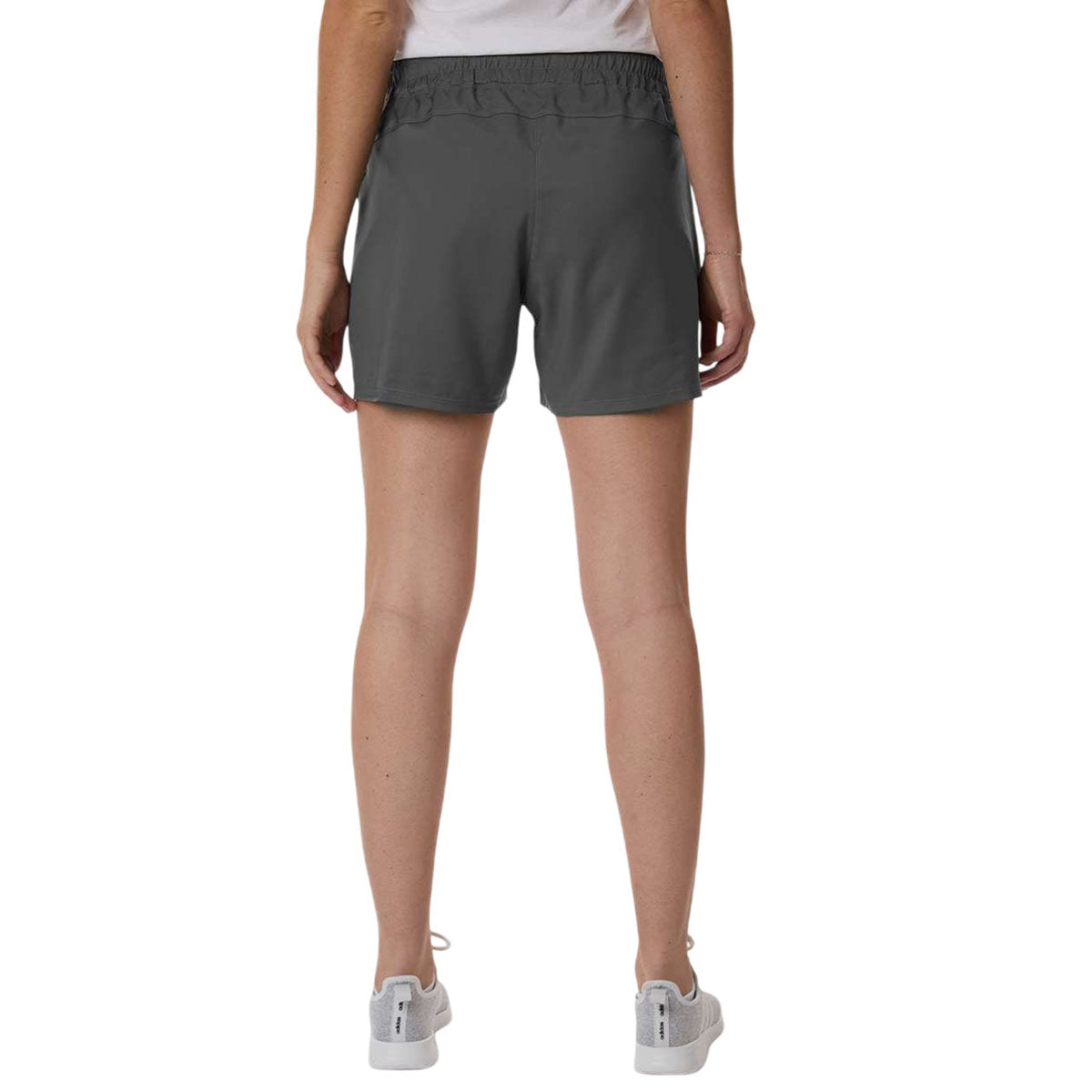 Adidas Women's Team Grey Four/White D4T Woven 3" Shorts