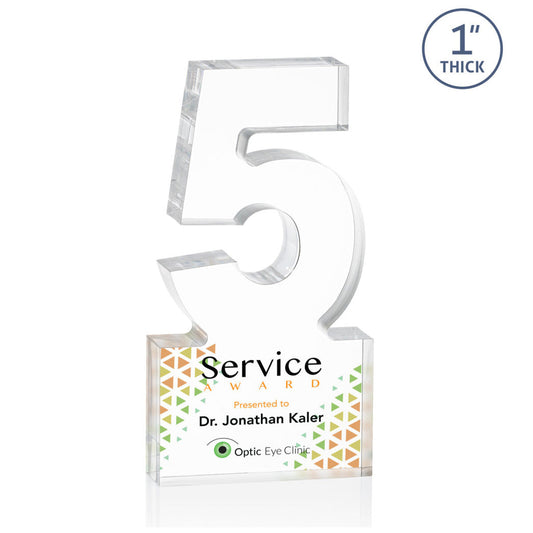 St. Regis Clear Astoria Award Number 5 - Printed