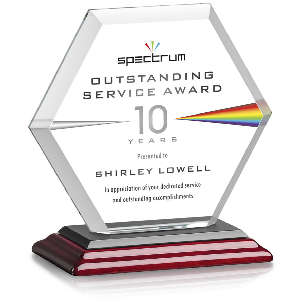 St. Regis Rosewood Barnett Award 5" x 5.25" x 3" - Printed