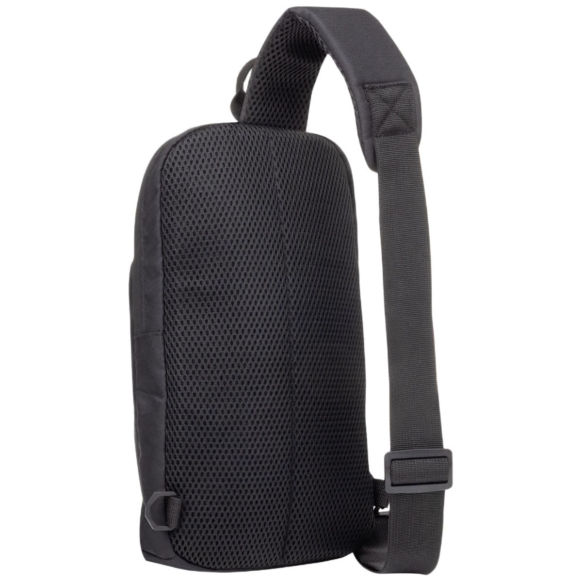St. Regis Group Black Coriakin Adjustable Strap Sling Bag with Water Bottle Compartment