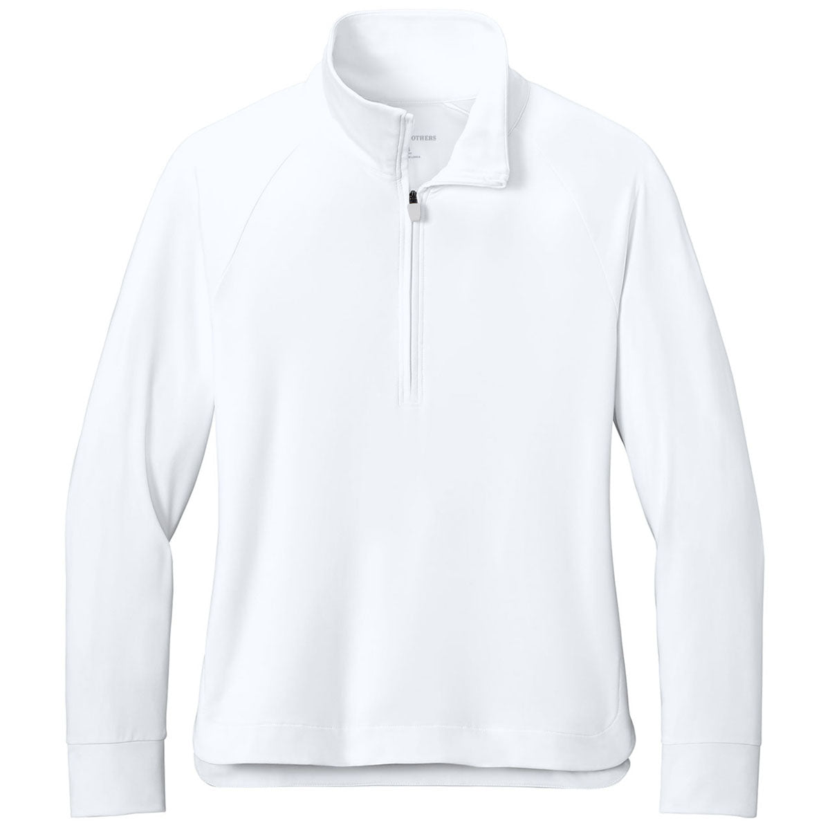 Brooks Brothers Women's White Luxe Performance 1/4-Zip